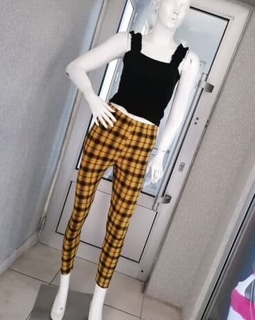 džeparice pantalone: M (EU 38), Visok struk, Drugi kroj pantalona — 1