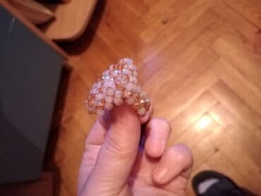 nakit od hiruskog celika novi sad: Ženski prsten, Handmade, Materijal: Kristal, Cirkon — 6