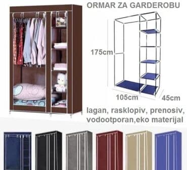 garderoberi cena: Prenosivi garderober novo montazni dvokrilni akcija cene nisu — 6
