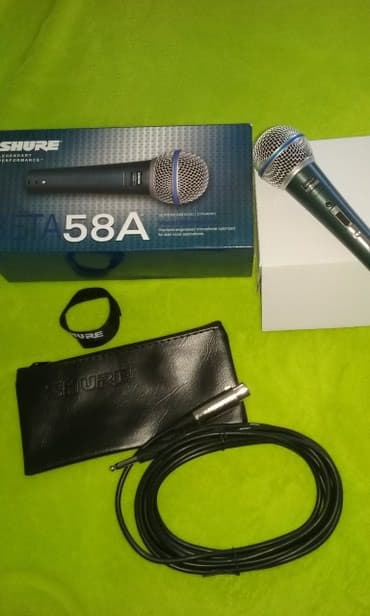 mikrofoni: Shure beta, novo — 1