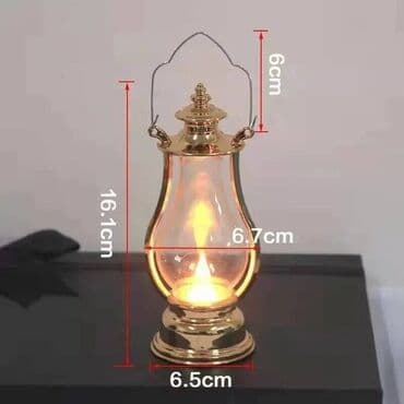 tabla iverice dimenzije: Stona lampa, bоја - Crvena, Novo — 2