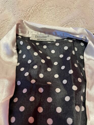 leprsave pantalone: One size, Novo, Saten, bоја - Crna — 3