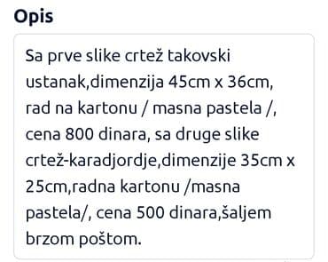 auto karta crne gore i srbije: Slike na kartonu voštanim bojama, karakteristike u opisu — 3