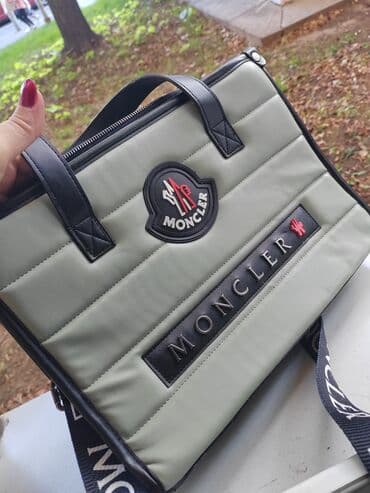 Torbe: Torba za rame, Moncler, Materijal: Veštačka koža — 2