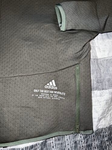 Muška odeća: ADIDAS top model duksa sa miš rukavima vel. S kao jaknica je. NOVO — 6