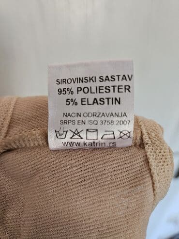farmasi pasta za zube: XS (EU 34), S (EU 36), Poliester, Jednobojni, bоја - Bež — 5