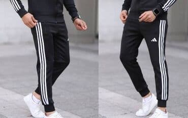 ramax nova kolekcija: Adidas muška trenerka donji deo sa ranflom Novo Mokra likra Veličine — 2