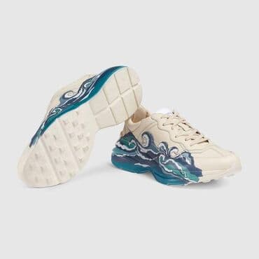 haljina zlatno bela ili crno plava: Patike, Gucci, veličina - 44 — 9