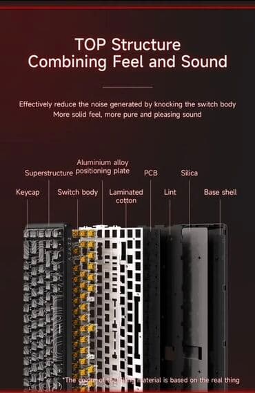 bluetooth tastatura za tablet: Ajazz mehanička tastatura 0.01 odaziv i 8khz sa prilagodljivim RGB — 2