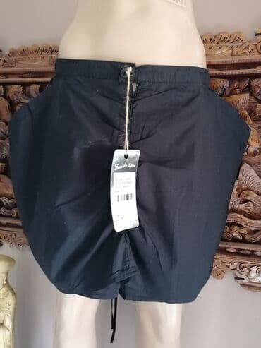 pantalone imitacija koze: M (EU 38), Mini, bоја - Crna — 1