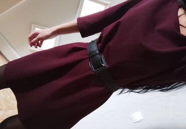 zara model pantalona: Zara S (EU 36), bоја - Bordo, Drugi tip rukava — 5