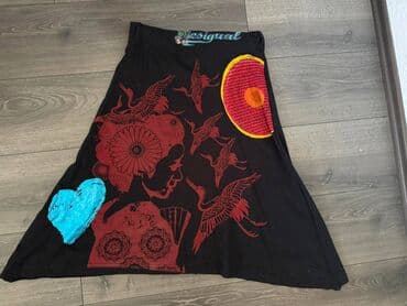 desigual haljine nova kolekcija: Midi, bоја - Crna — 2
