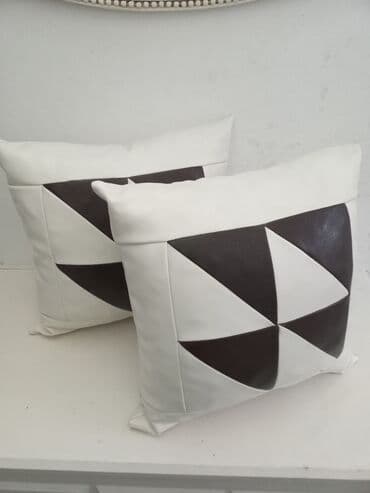 Pillows: Throw pillow, Sponge, 40x40, color - Beige — 1
