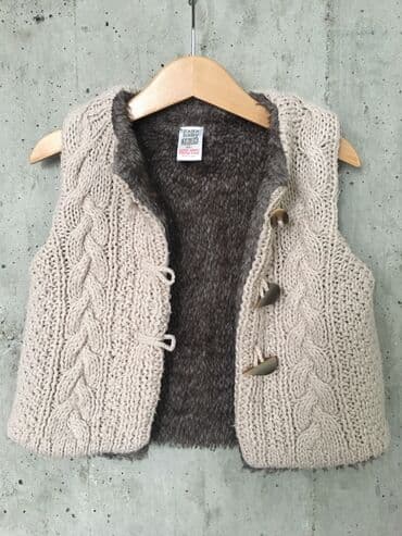 c a velicine za decu: Zara, Komplet: Haljina, Prsluk — 10