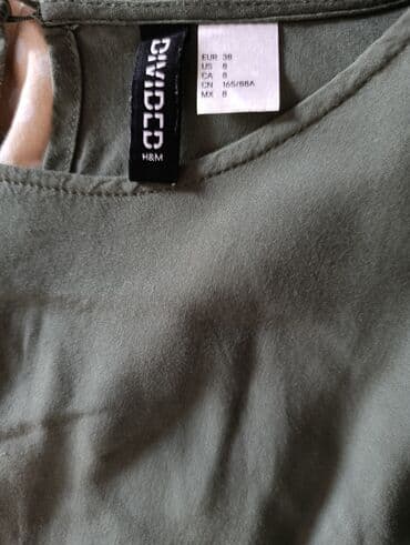 Haljine: H&M S (EU 36), bоја - Zelena, Dugih rukava — 2