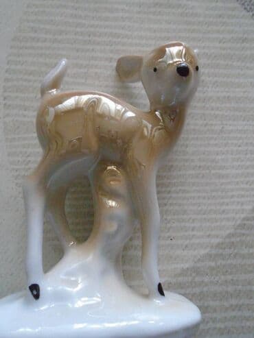 gramofonske ploce beograd: Prelepa vintage porcelanska figura laneta a uz nju na poklon još jedna — 1