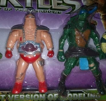 uradi sam igracke od kartona: Nindza kornjace i krang novo set od 5 figura akcija cene nisu fiksne — 3