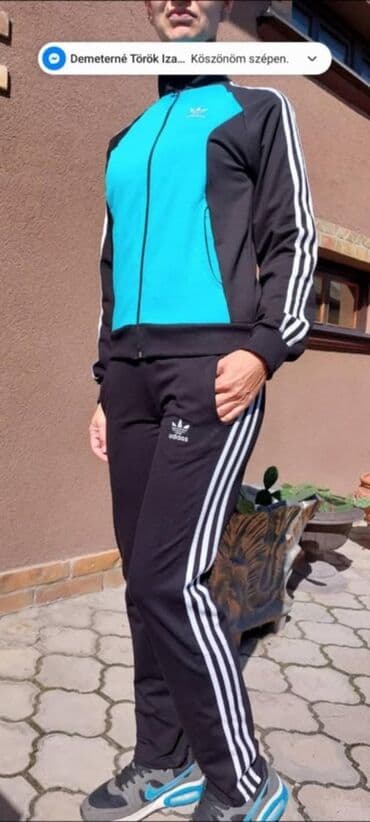 sportski sorcevi: Adidas, L (EU 40), Prugasti, bоја - Crna — 3
