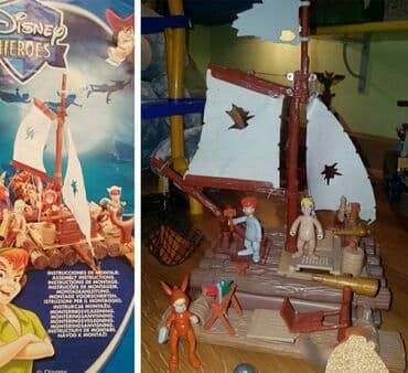 ikea igracke drvene: DISNEY PETAR PAN heroes - original Famosa. Peter pan pirates wooden — 2