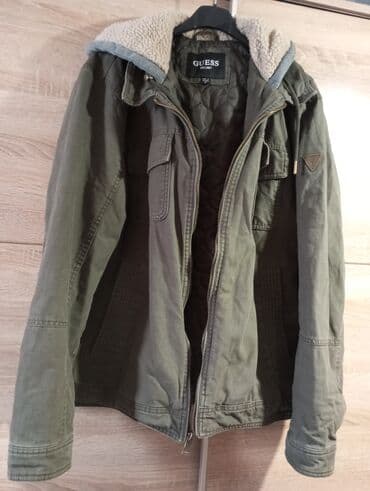 papuče sa platformom: Zimska jakna Keper, XL (EU 54), Guess, bоја - Maslinasto zelena — 1