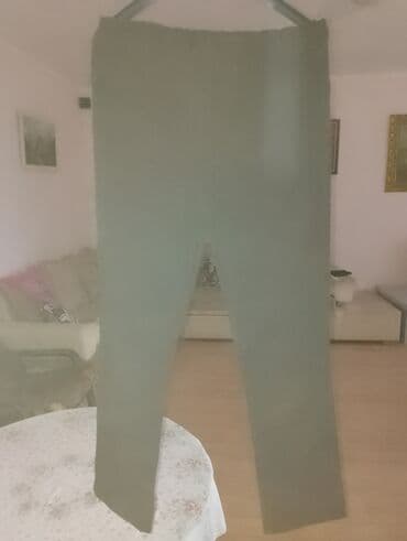 elegantne pantalone sa visokim strukom: S (EU 36), Normalan struk, Ravne nogavice — 1