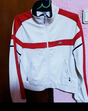 trenerke s: Fila, S (EU 36), Jednobojni, bоја - Bela — 5