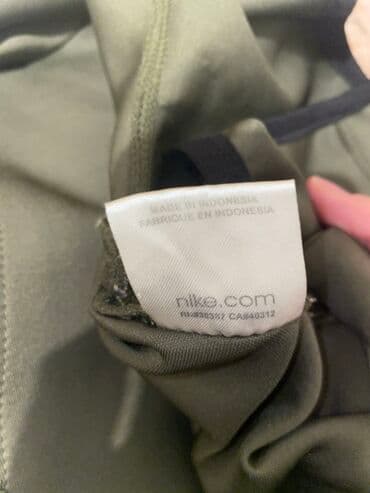 trenerke s: Nike, M (EU 38), L (EU 40), Jednobojni, bоја - Maslinasto zelena — 4