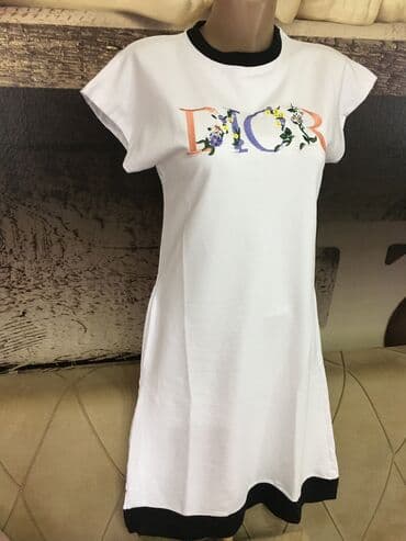 dior ulje za usne: Dior M (EU 38), bоја - Bela, Kratkih rukava — 2