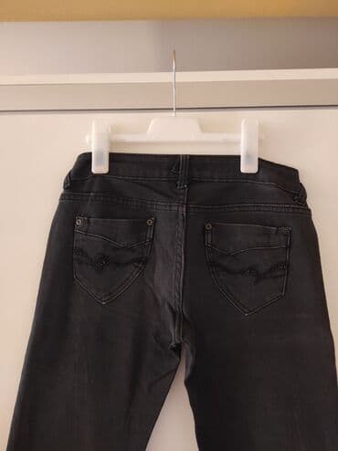 lidl pantalone: Siv dzins velicina 27. Iz uvoza. Gallop farmerke — 4