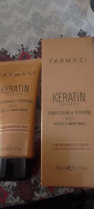 korektor za oci: Farmasi Keratin Therapy maska za negu i oporavak kose. Ova maska je — 1