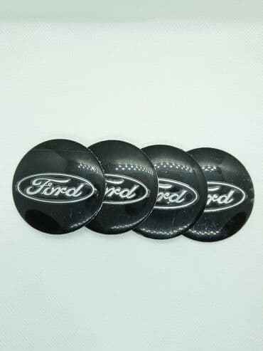tuning nalepnice za auto: FORD-plastificirane nalepnice za felne-set od 4 komada CRNE FORD - — 1
