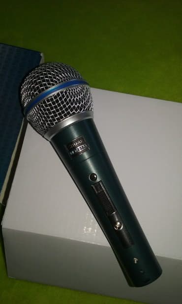 mikrofoni: Shure beta, novo — 2
