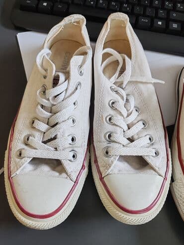 izrada obuce po zelji: Converse, 37.5, bоја - Bela — 10