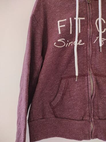tek flis trenerka: Abercrombie & Fitch, XS (EU 34) — 4