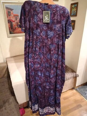 sorcevi za punije dame: 2XL (EU 44), bоја - Ljubičasta, Večernji, maturski, Kratkih rukava — 5
