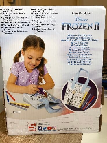 vrece za spavanje za decu: FROZEN 2 torba sa 6 markera.Dete samo treba da oboji kako želi i da je — 2