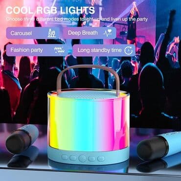 najbolji bluetooth zvucnici do 50e: Karaoke Bluetooth Rgb Prenosni Zvucnik D23 Karaoke mašina ima odličan — 7