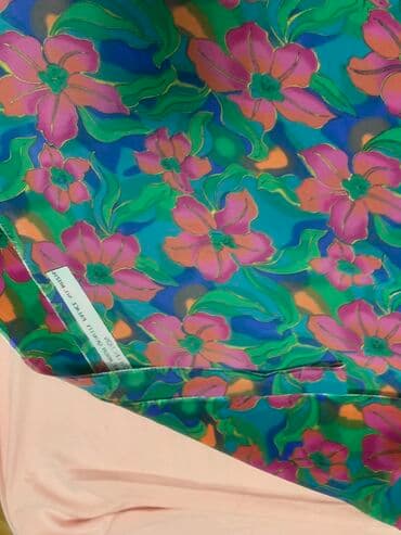 Sewing materials: Floral, color - Multicolored — 1