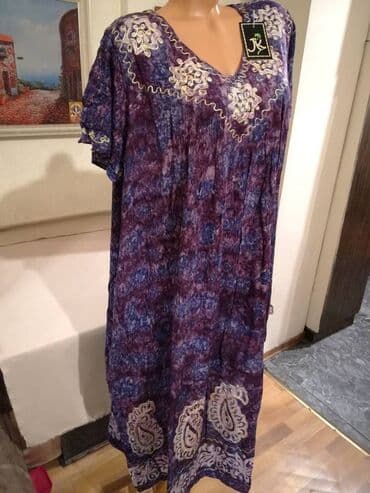 sorcevi za punije dame: 2XL (EU 44), bоја - Ljubičasta, Večernji, maturski, Kratkih rukava — 3