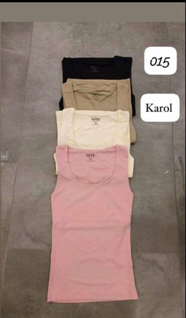 ramax nova kolekcija: Karol majice S.M.L.XL Dostupne boje: Crna,bela,krem,limun zuta,roze — 2