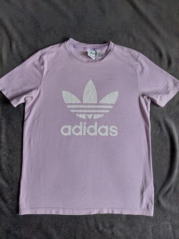 majica s: Adidas, M (EU 38), Pamuk, bоја - Roze — 1