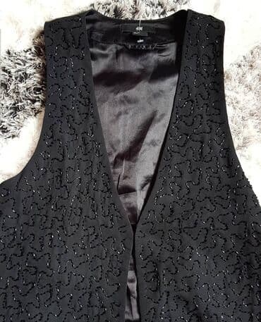 prsluk i pantalone komplet: H&M, bоја - Crna — 2
