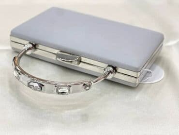 venecijanska maska: Elegantna torbica, Balmain, Materijal: Juta — 2