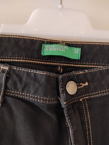benetton satovi: Benetton farmerke veličina 32. Poluobim struka 43/45, duzina 98 — 5