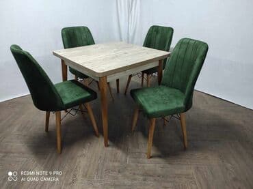 lidl sto i stolice za decu: Cena kompleta 💵💸 🔹Stolica 🔹Boja -Zelena 🔹Materijal-metalni ram — 4
