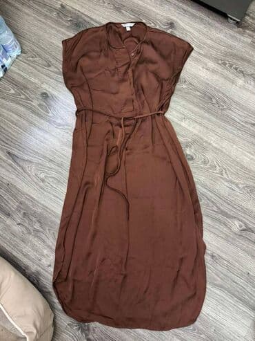 h m haljine nova kolekcija: H&M S (EU 36), bоја - Braon, Drugi tip rukava — 1