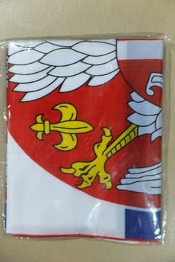 srpska i ruska zastava: FLAG OF SERBIA 90x60 cm - ZASTAVA SRBIJE 90x60 cm polyester — 3