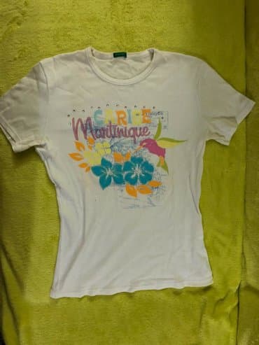 benetton parfemi zenski: Benetton, S (EU 36), Pamuk, bоја - Bela — 1