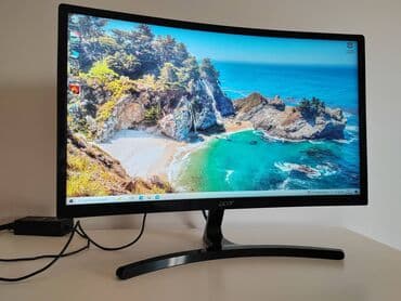 Monitori: Acer Zakrivljen Monitor Nitro 144Hz Acer zakrivljen monitor ED242QR — 5