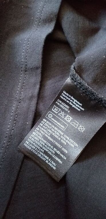 Haljine: H&M S (EU 36), bоја - Crna, Oversize, Kratkih rukava — 5